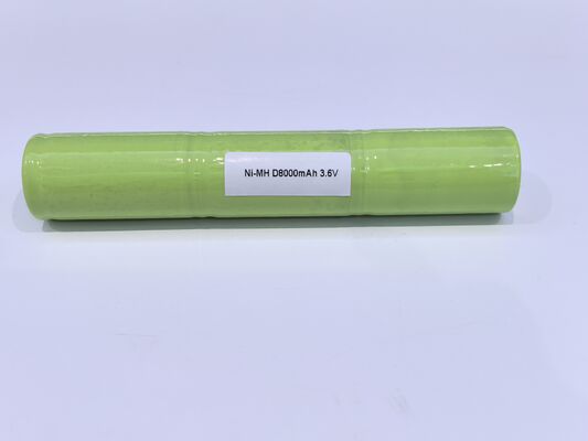 Rechargeable Ni-MH D-Cell Battery Pack, 3.6V High Capacity 8000mAh for Long Runtime