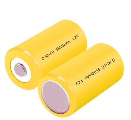 D5500mAh 1.2V NiCd Rechargeable Batteries , Nickle Cadmium Battery For Power Tools Lighting