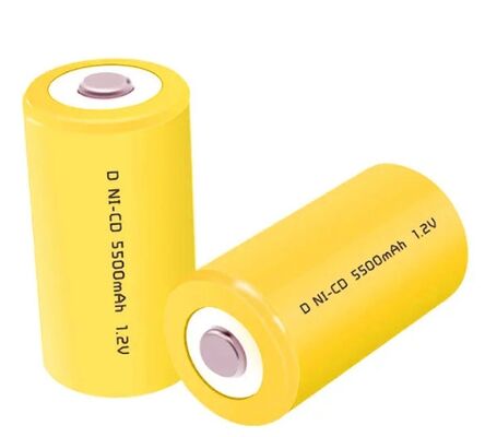 D5500mAh 1.2V NiCd Rechargeable Batteries , Nickle Cadmium Battery For Power Tools Lighting