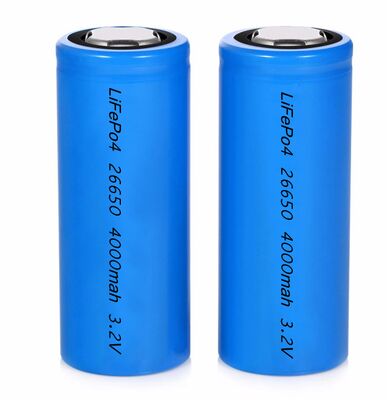 3.2V 26650 Battery 4000mah Deep Cycle Lithium Iron Phosphate Battery