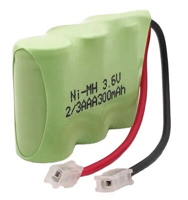 2/3AAA 3.6V 300mAh Ni Mh Rechargeable Battery Packs 500Cycles
