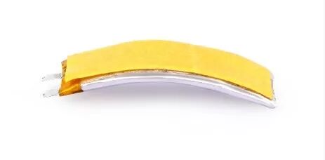 3.7 V Rechargeable Lithium Polymer Battery 201030 30mAh Curved Lithium Polymer Battery