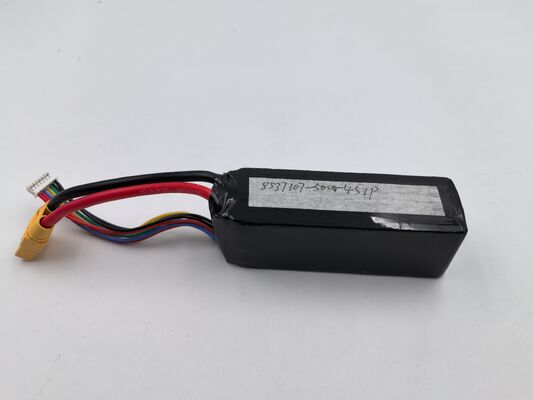 4S 14.8V 5000mAh 50C μπαταρία LiPo - 74Wh μπαταρία drone μεγάλης εμβέλειας για αεροπορική φωτογραφία, βαριά ανύψωση & χαρτογράφηση UAV, αεροπορική ασφάλεια (< 100Wh)
