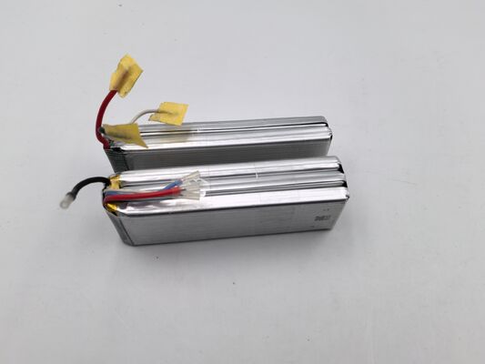 3S 11.1V 4600mAh LiPo Battery (123380) - Slim Profile 12x3.3x8cm for Narrow Mounting, 51Wh Long Range FPV Drone & Wing UAV Battery, XT60