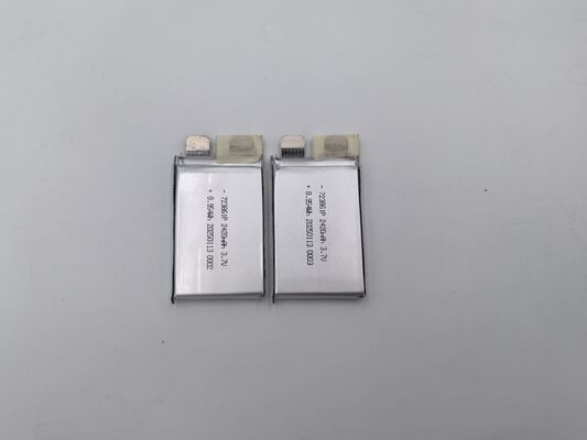Κύτταρα Λιθίου Πολυμερούς Υψηλής Ισχύος 3.7V 2420mAh Επαναφορτιζόμενη Μπαταρία Ιόντων Λιθίου Πολυμερούς