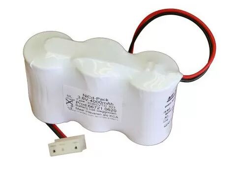 Rechargeable Ni-CD Battery Pack - High Drain 3.6V 4000mAh for Power Tools & Industrial Use