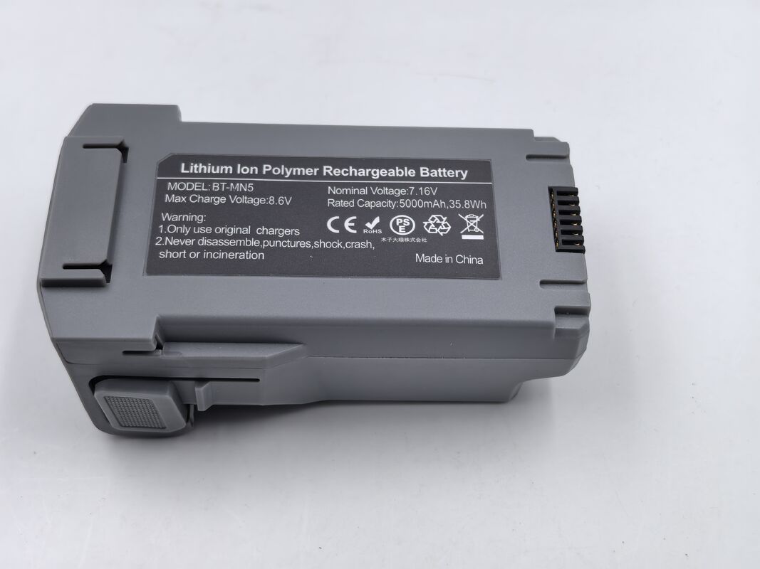 7.16V 5000mAh 2S LiPo Battery for FPV, Micro Drones & Custom Applications, 35.8Wh Energy in Slim 152g Design